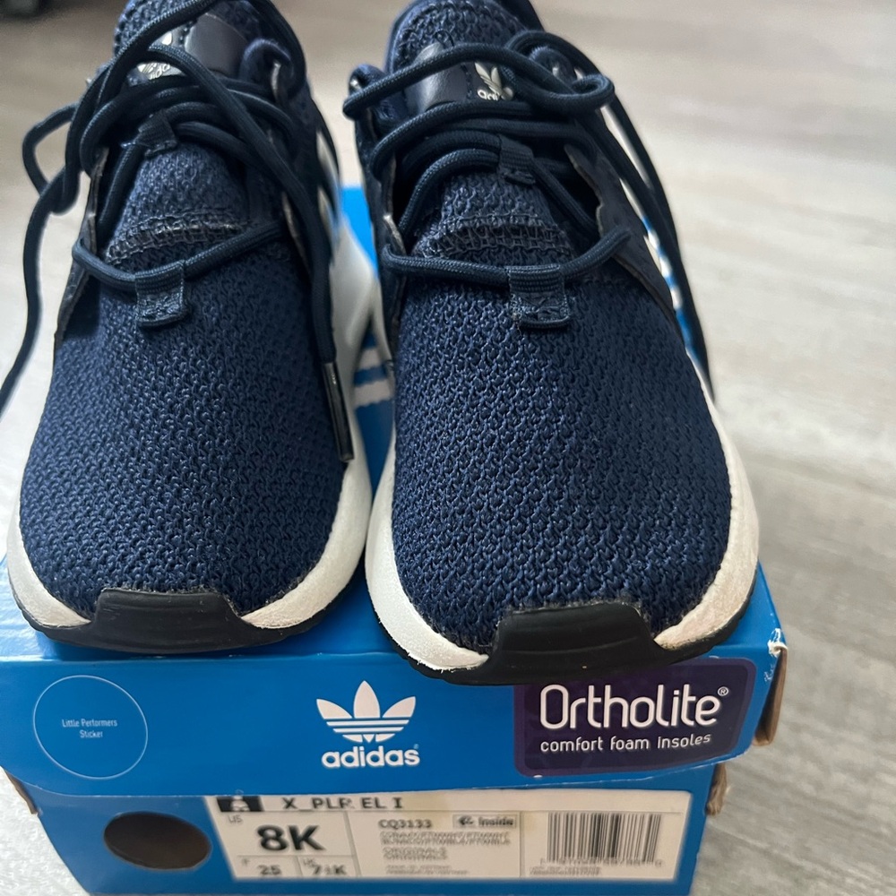 Adidas Dark Blue Sneakers with Ortholite Comfort